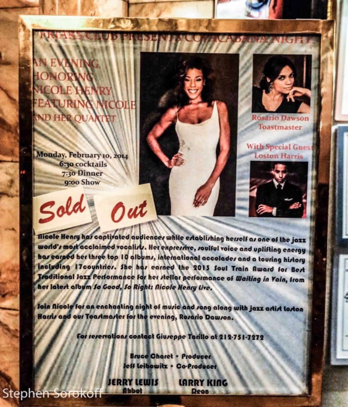 Frank Sinatra Dining Room Friars Club at 