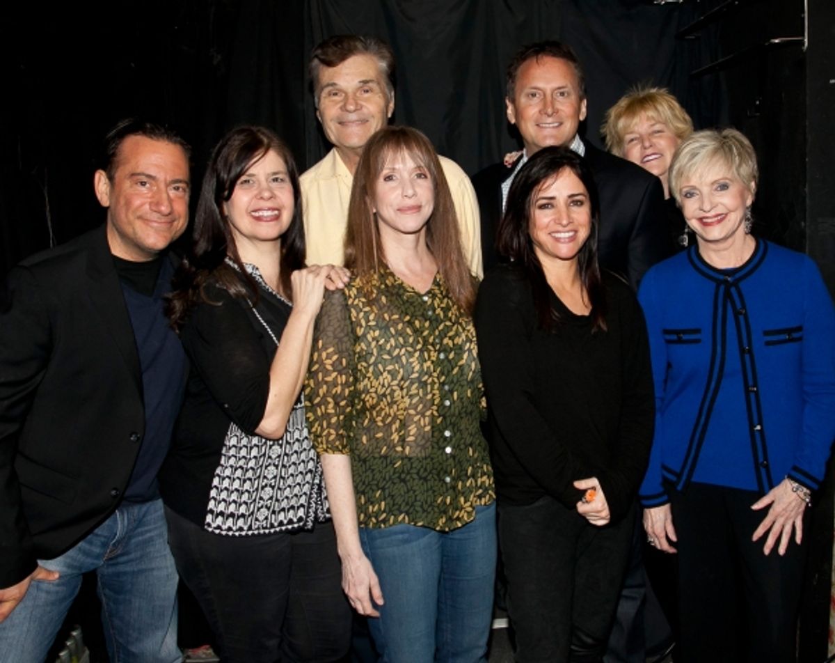Eugene Pack, Dayle Reyfel, Fred Willard, Laraine Newman, Michael Hitchcock, Pamela Adlon, Mary Willard, Florence Henderson at 