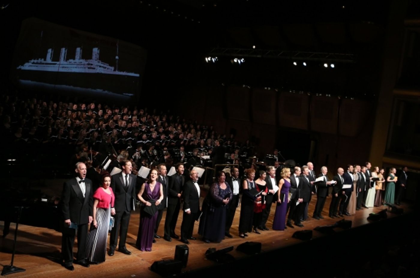 Photo Coverage: Inside the Ship of Dreams: A Look Back at TITANIC: THE MUSICAL Concert at Avery Fisher Hall with Michael Cerveris,  Brian d'Arcy James & More!  Image
