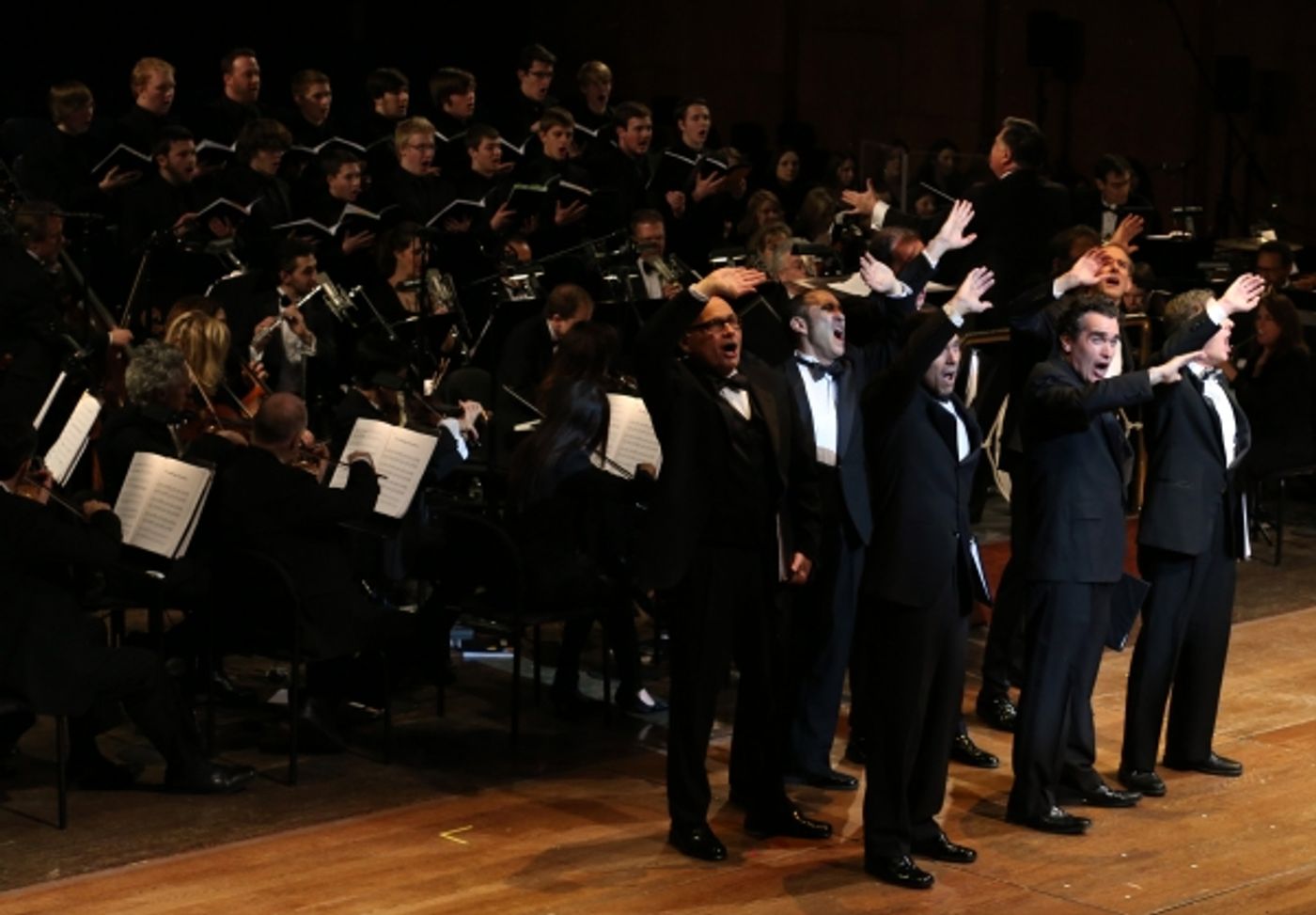 Photo Coverage: Inside the Ship of Dreams: A Look Back at TITANIC: THE MUSICAL Concert at Avery Fisher Hall with Michael Cerveris,  Brian d'Arcy James & More!  Image