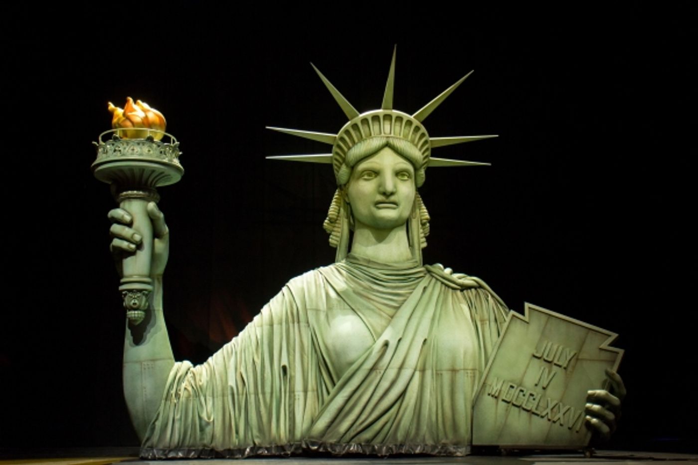 Photo Coverage: First Look at HEART AND LIGHTS' Lady Liberty Puppet  Image