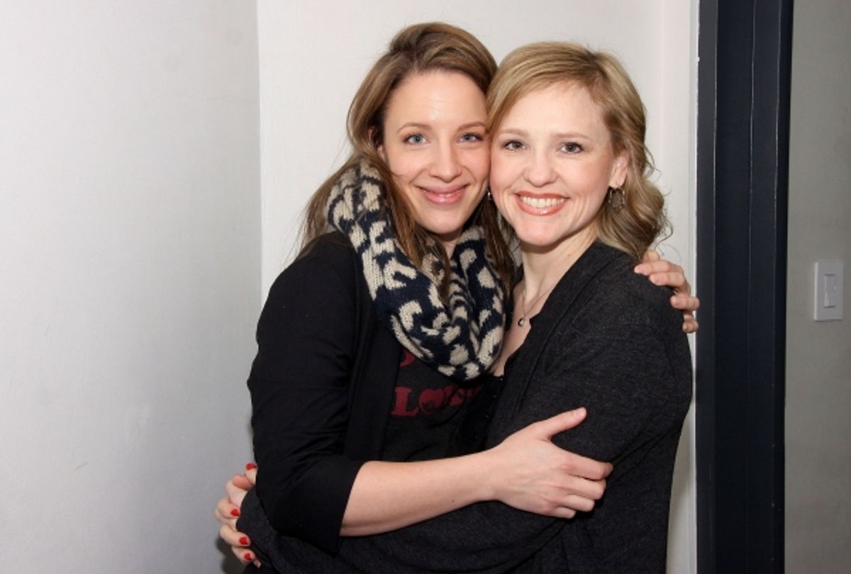 Jessie Mueller, Anika Larsen at 
