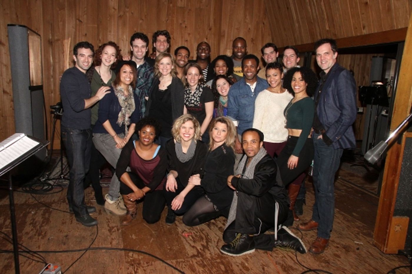 Photo Flash: In the Recording Studio with the Cast of Broadway's BEAUTIFUL!  Image