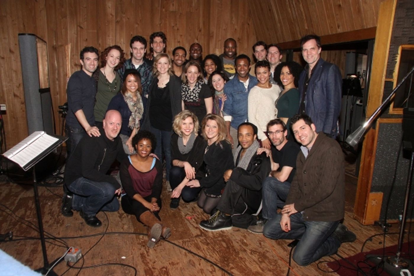 Photo Flash: In the Recording Studio with the Cast of Broadway's BEAUTIFUL!  Image