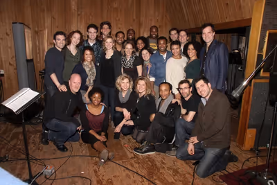 Cast of BEAUTIFUL with Steve Sidwell, Jason Howland and Billy Stein Photo