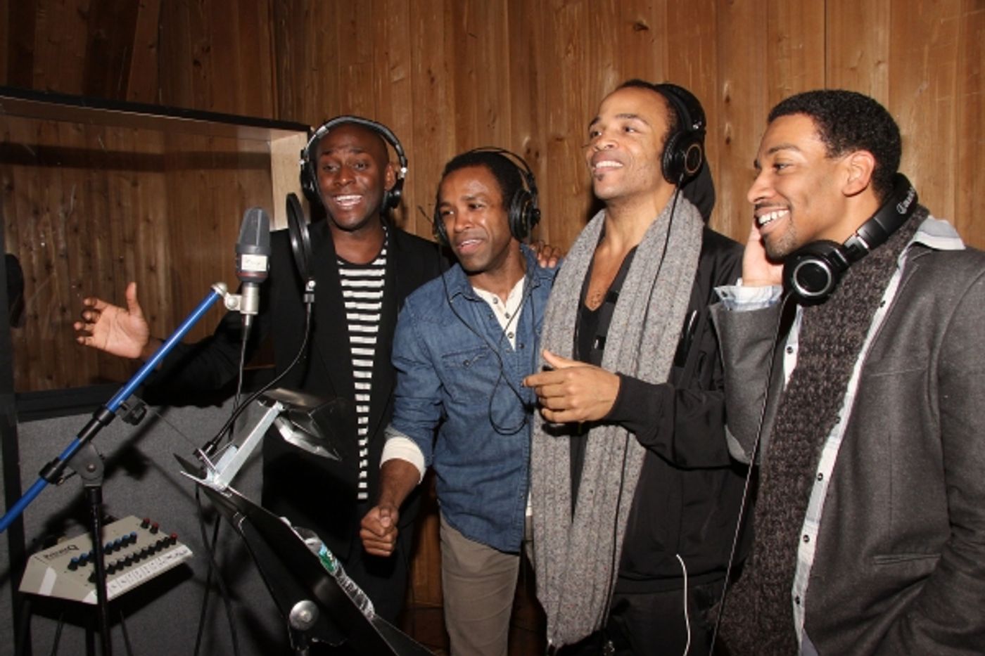 Photo Flash: In the Recording Studio with the Cast of Broadway's BEAUTIFUL!  Image
