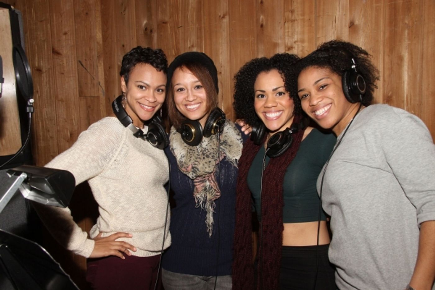 Photo Flash: In the Recording Studio with the Cast of Broadway's BEAUTIFUL!  Image