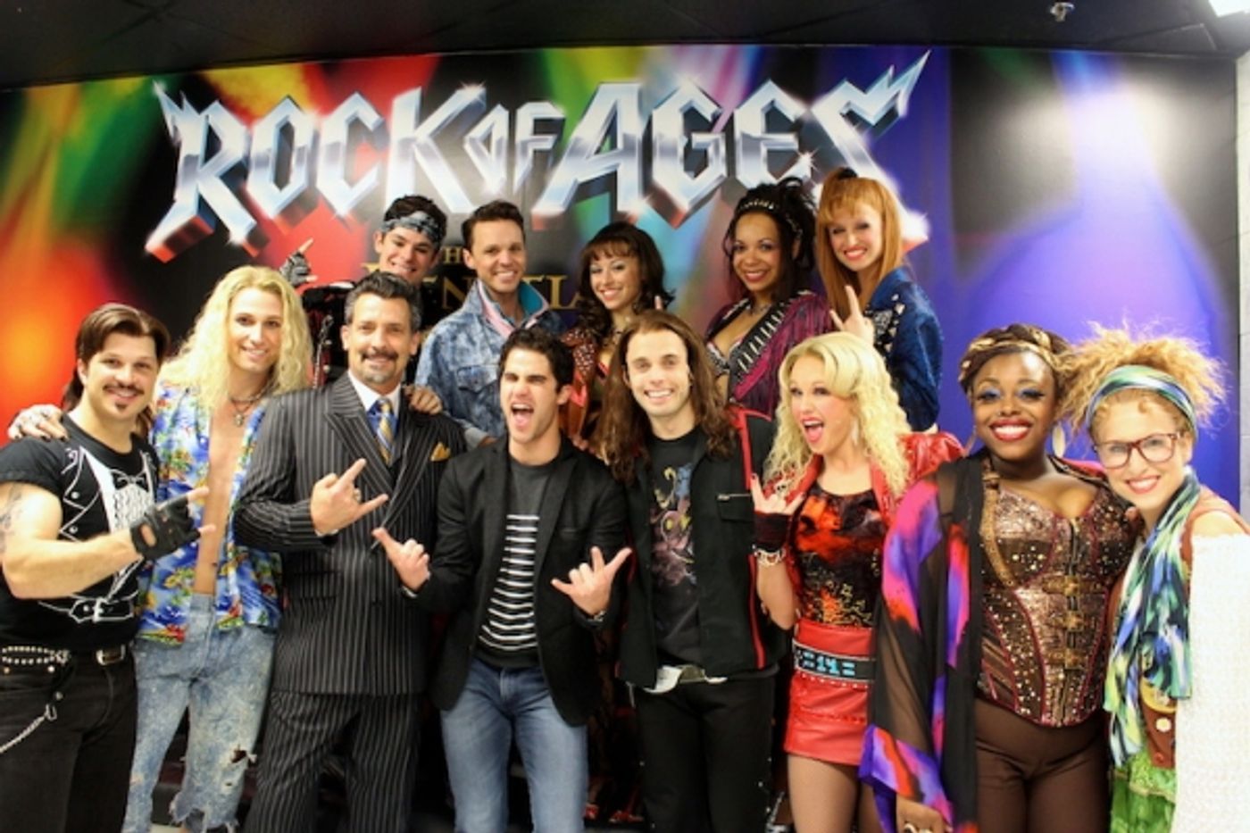 Photo Flash: Darren Criss Attends ROCK OF AGES in Vegas!  Image