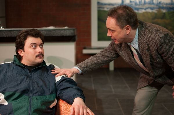 KIRK GOSTKOWSKI as Eddie and CHRIS HARCUM as Artie  Photo