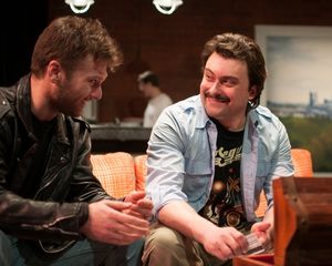 BRANDON SCOTT HUGHES as Phil and KIRK GOSTKOWSKI as Eddie @ BroadwayWorld BRANDON SCOTT HUGHES as Phil and KIRK GOSTKOWSKI as Eddie Photo