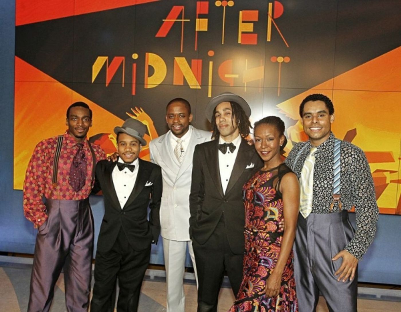 Photo Flash: Dule Hill & AFTER MIDNIGHT Cast Visit KATIE!  Image