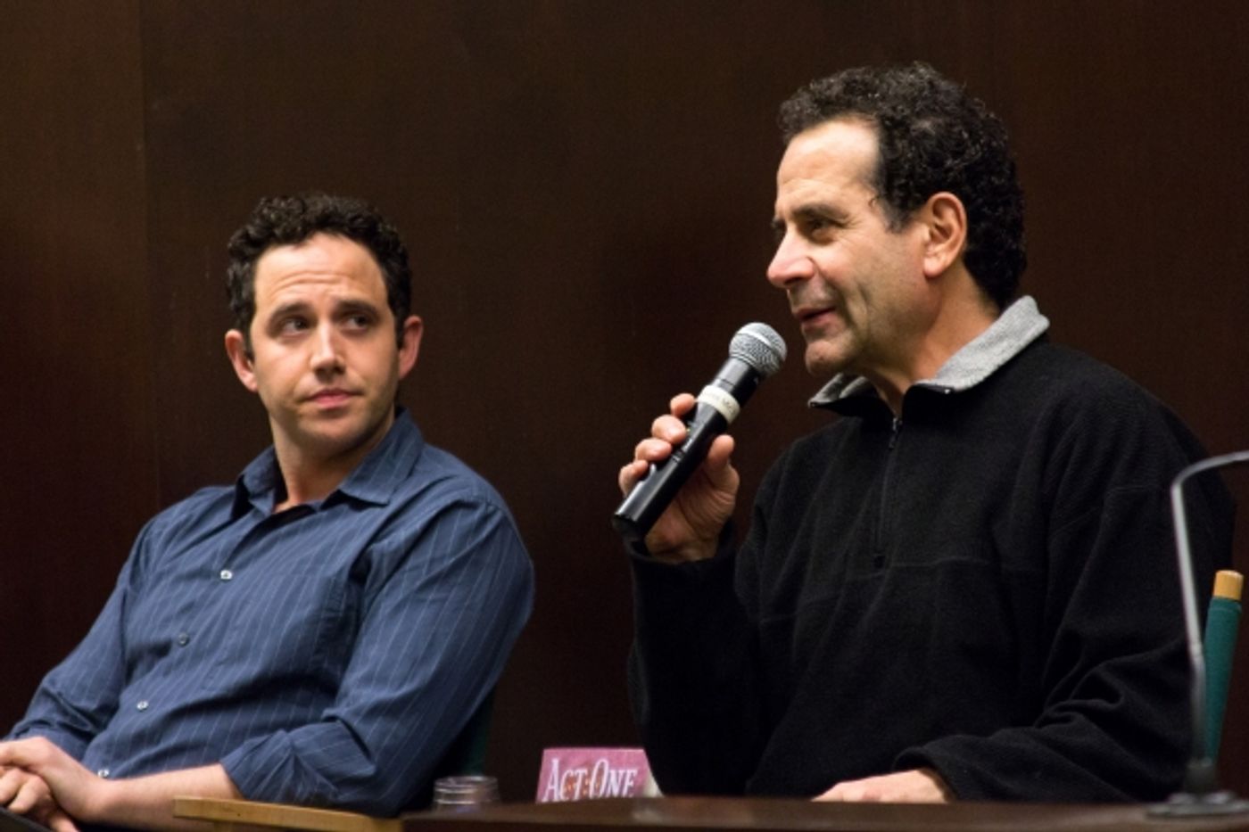 Photo Coverage: Tony Shalhoub & Santino Fontana Read from ACT ONE at Barnes & Noble Photo Coverage: Tony Shalhoub & Santino Fontana Read from ACT ONE at Barnes & Noble Image