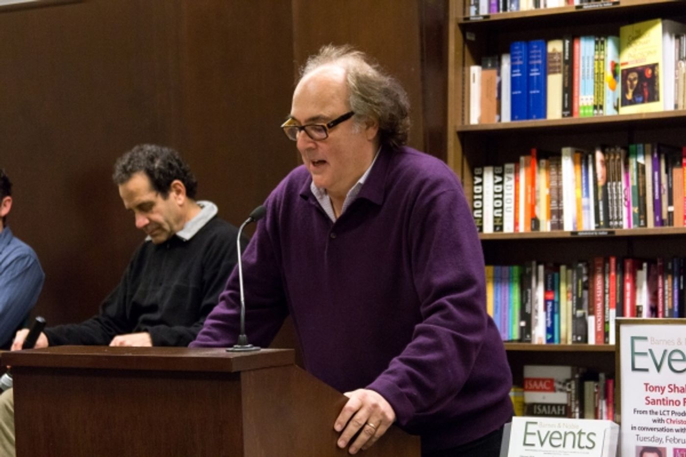 Photo Coverage: Tony Shalhoub & Santino Fontana Read from ACT ONE at Barnes & Noble  Image