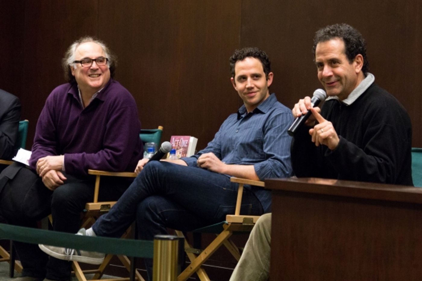 Photo Coverage: Tony Shalhoub & Santino Fontana Read from ACT ONE at Barnes & Noble  Image