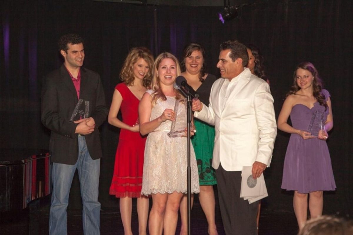 Winner, Jennifer Kranz, accepts her award at 