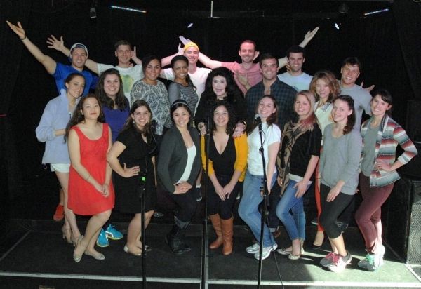 Co-Executive producer, Barbara Van Orden with all the contestants as the competition  Photo