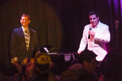 Musical Director James Lent and Co-Executive Producer Michael Sterling Photo