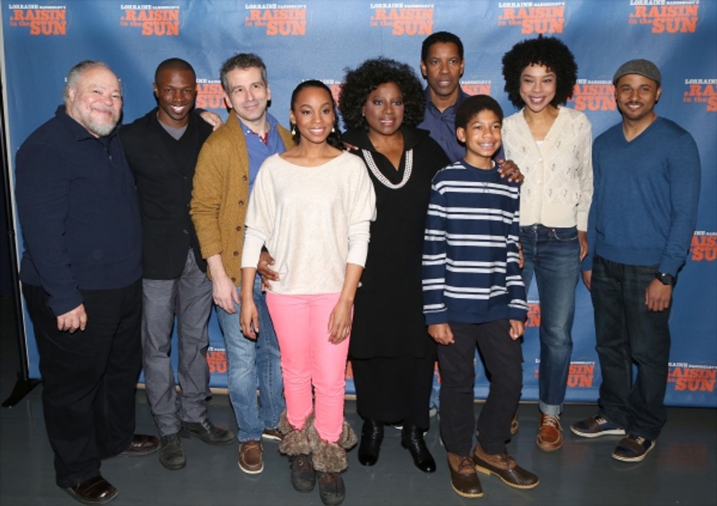 Photo Coverage: Denzel Washington & Company of A RAISIN IN THE SUN Meets the Press  Image