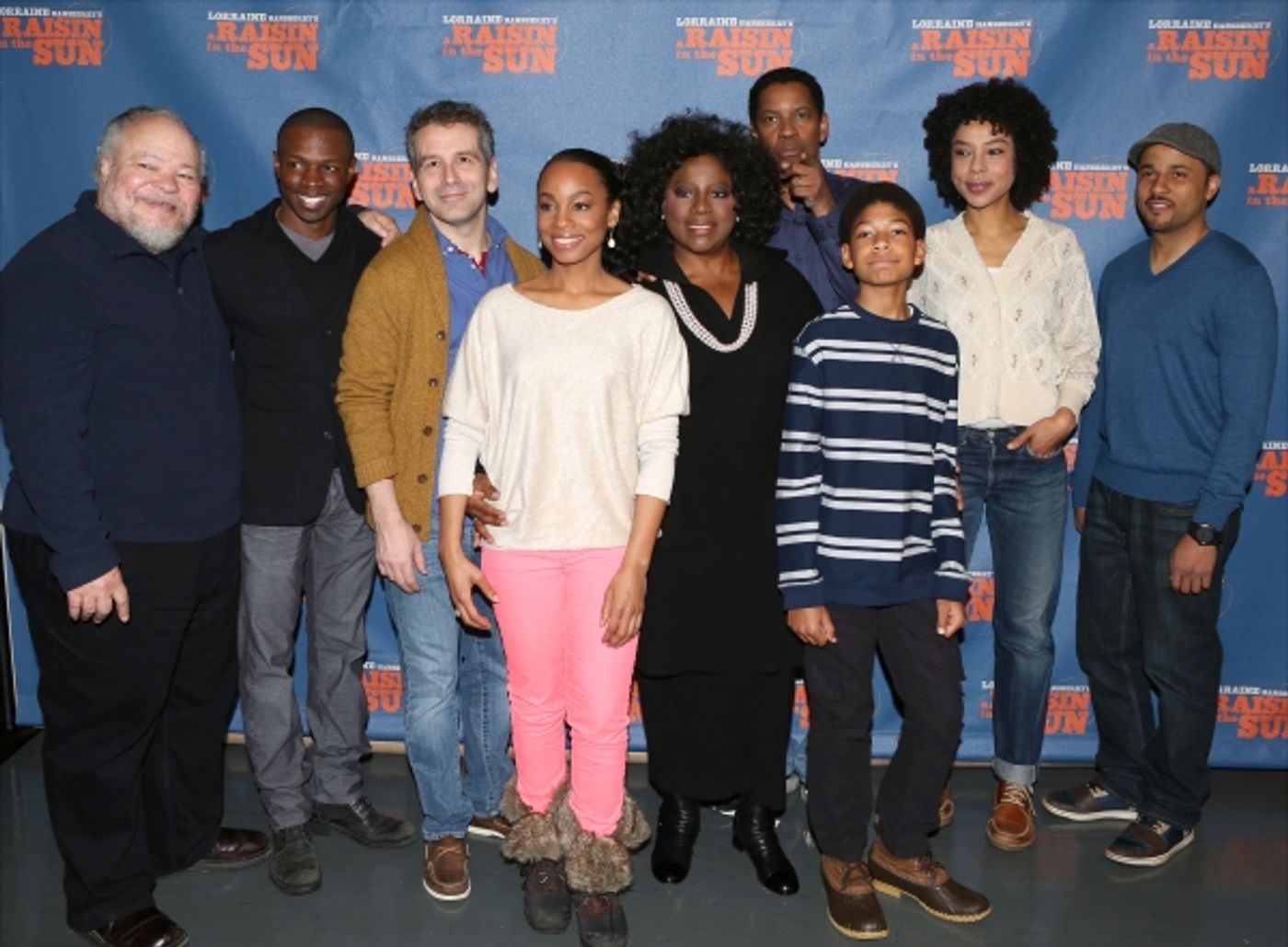 Photo Coverage: Denzel Washington & Company of A RAISIN IN THE SUN Meets the Press  Image