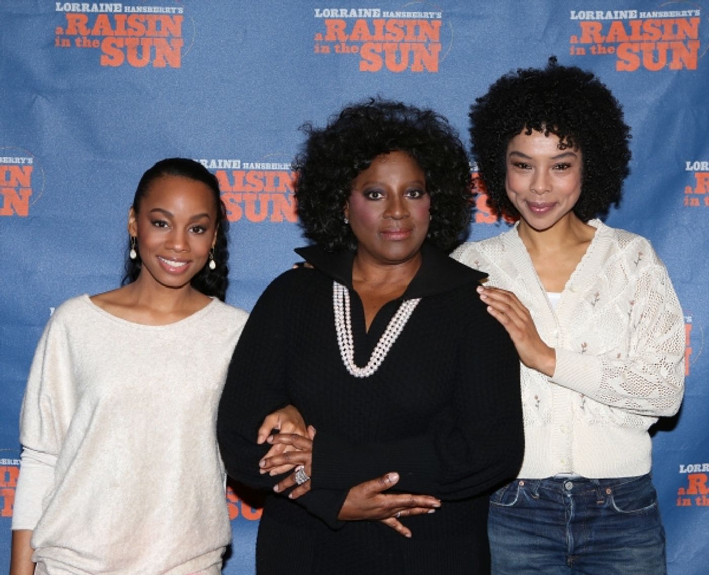 Photo Coverage: Denzel Washington & Company of A RAISIN IN THE SUN Meets the Press  Image