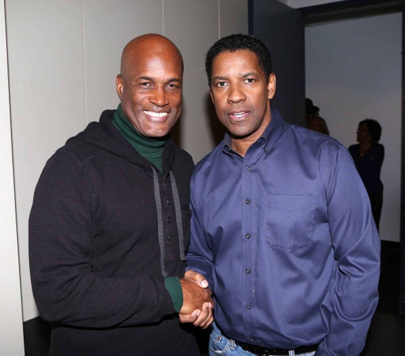 Photo Coverage: Denzel Washington & Company of A RAISIN IN THE SUN Meets the Press  Image