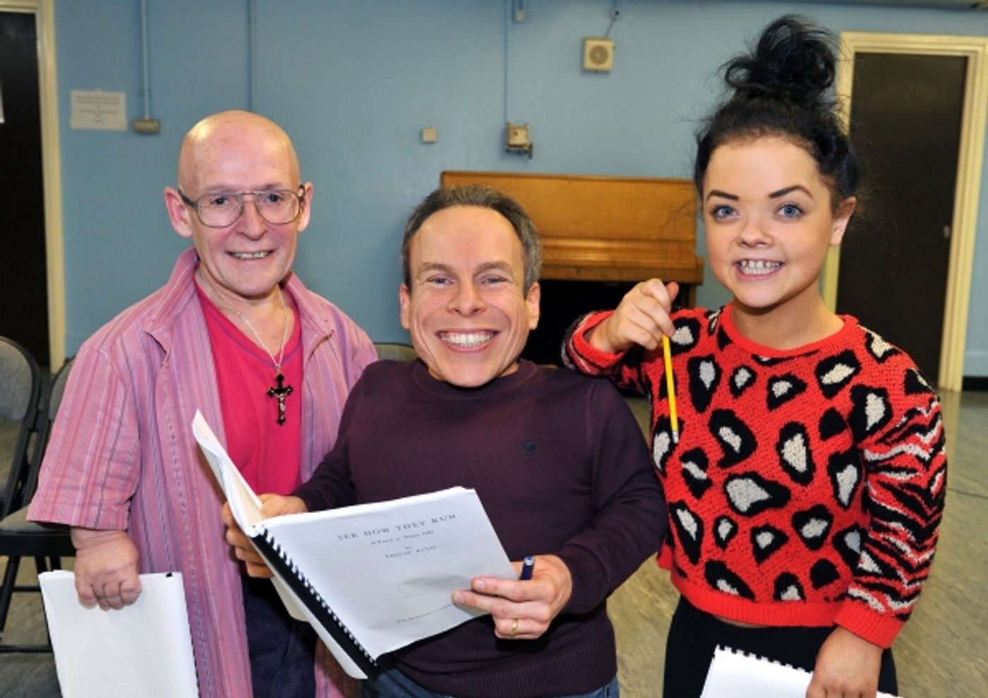 Photo Coverage: Warwick Davis in Rehearsal for SEE HOW THEY RUN!  Image