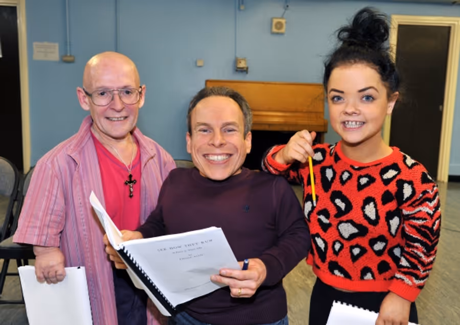 Photo Coverage: Warwick Davis in Rehearsal for SEE HOW THEY RUN! Image