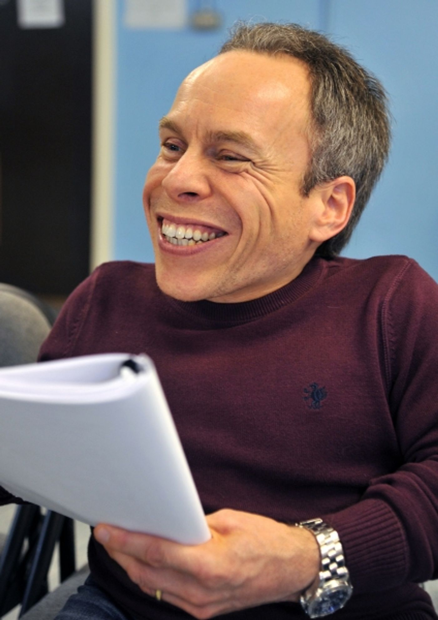 Photo Coverage: Warwick Davis in Rehearsal for SEE HOW THEY RUN!  Image