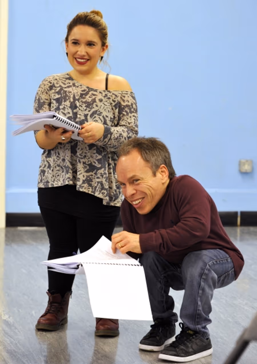 Photo Coverage: Warwick Davis in Rehearsal for SEE HOW THEY RUN! Image