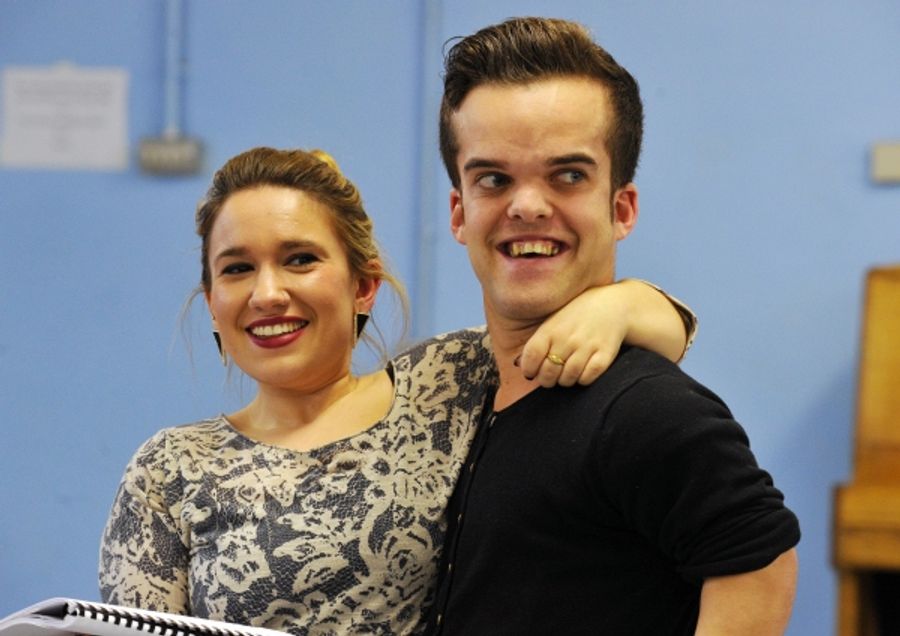 Photo Coverage: Warwick Davis in Rehearsal for SEE HOW THEY RUN! Image