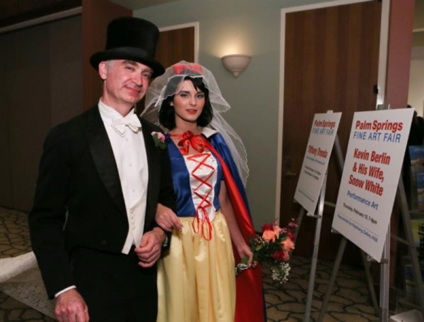 Photo Flash: Renowned Artist Kevin Berlin Ties the Knot with Snow White - First Look!  Image