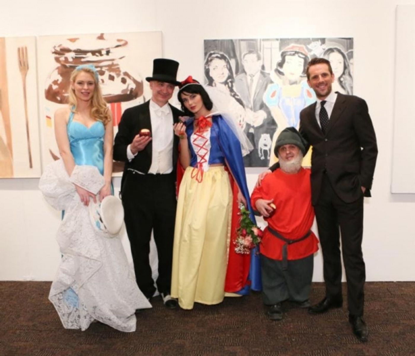 Photo Flash: Renowned Artist Kevin Berlin Ties the Knot with Snow White - First Look!  Image