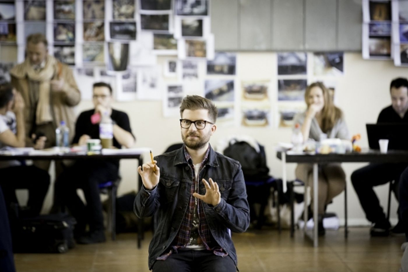 Photo Flash: In Rehearsal with the Cast of West End's URINETOWN  Image