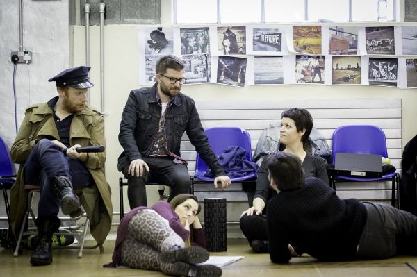 Jonathan Slinger, Jamie Lloyd, Charlotte Scott, Jona P. Thine, Mark Elliott Photo