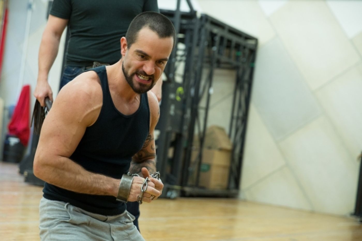 Photo Flash: Raise the Barricade! In Rehearsal with the Company of Broadway-Bound LES MISERABLES  Image