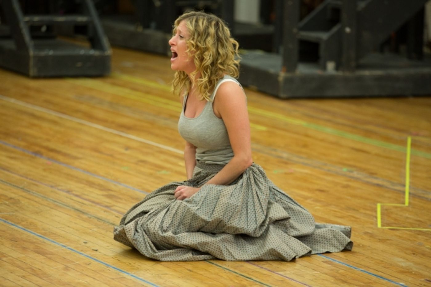 Photo Flash: Raise the Barricade! In Rehearsal with the Company of Broadway-Bound LES MISERABLES  Image