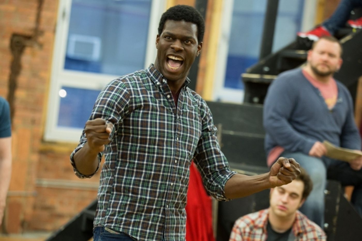 Photo Flash: Raise the Barricade! In Rehearsal with the Company of Broadway-Bound LES MISERABLES  Image