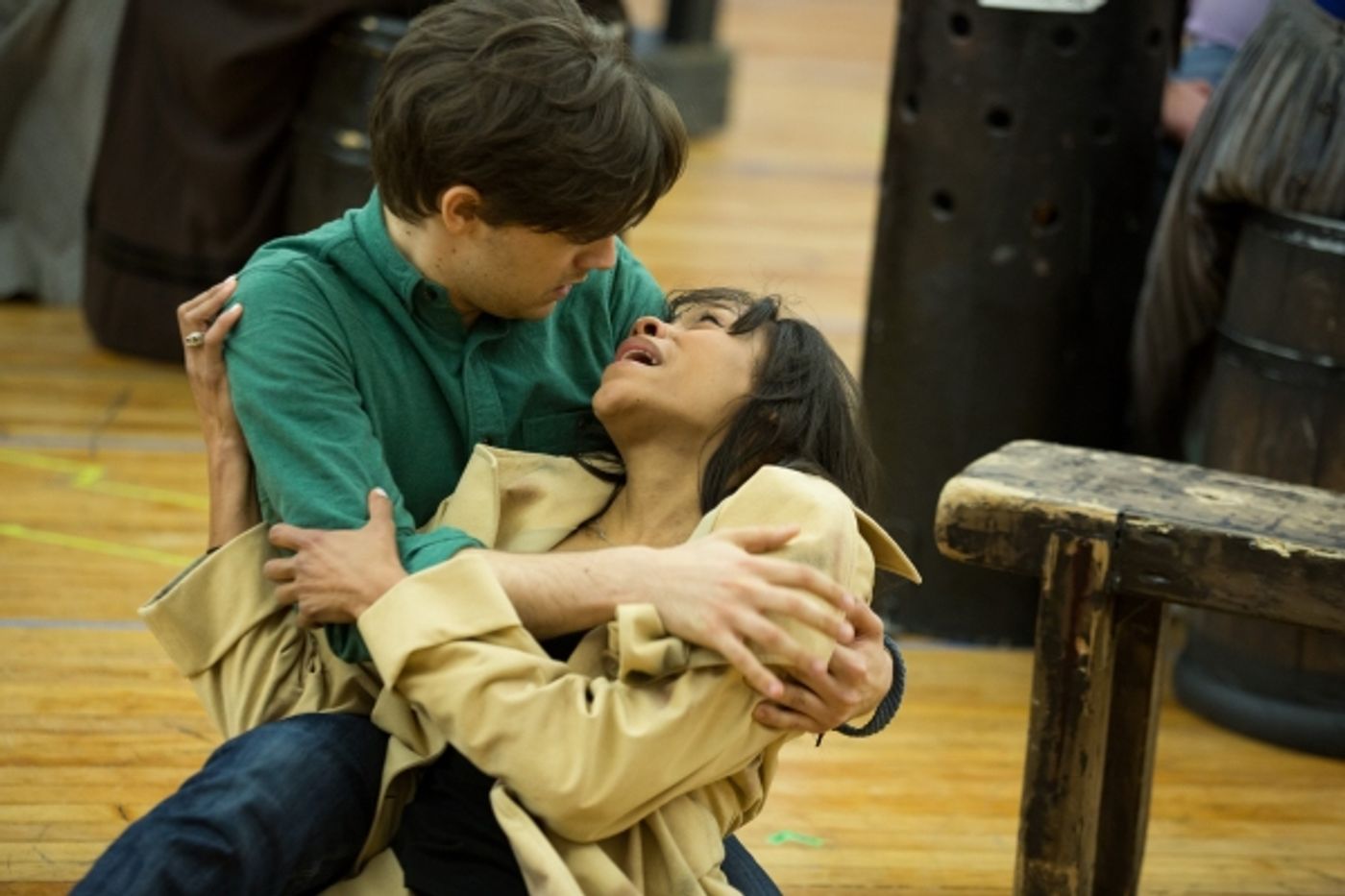 Photo Flash: Raise the Barricade! In Rehearsal with the Company of Broadway-Bound LES MISERABLES  Image