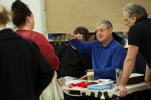 Keala Settle, Cameron Mackintosh @ BroadwayWorld Keala Settle, Cameron Mackintosh Photo