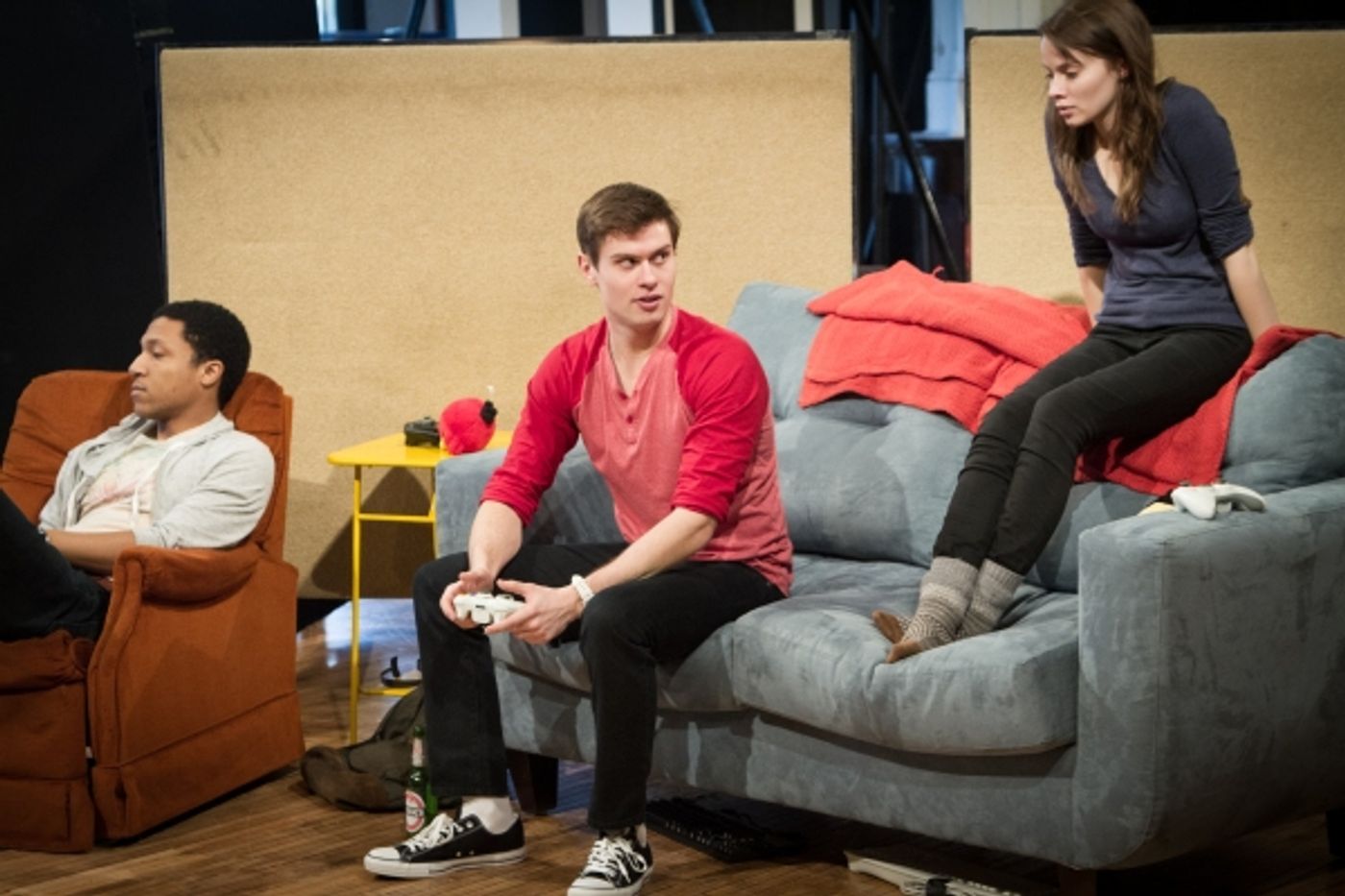 Photo Flash: In Rehearsal for Steppenwolf for Young Adults' Chicago Premiere of LEVELING UP, Beg. Tonight  Image