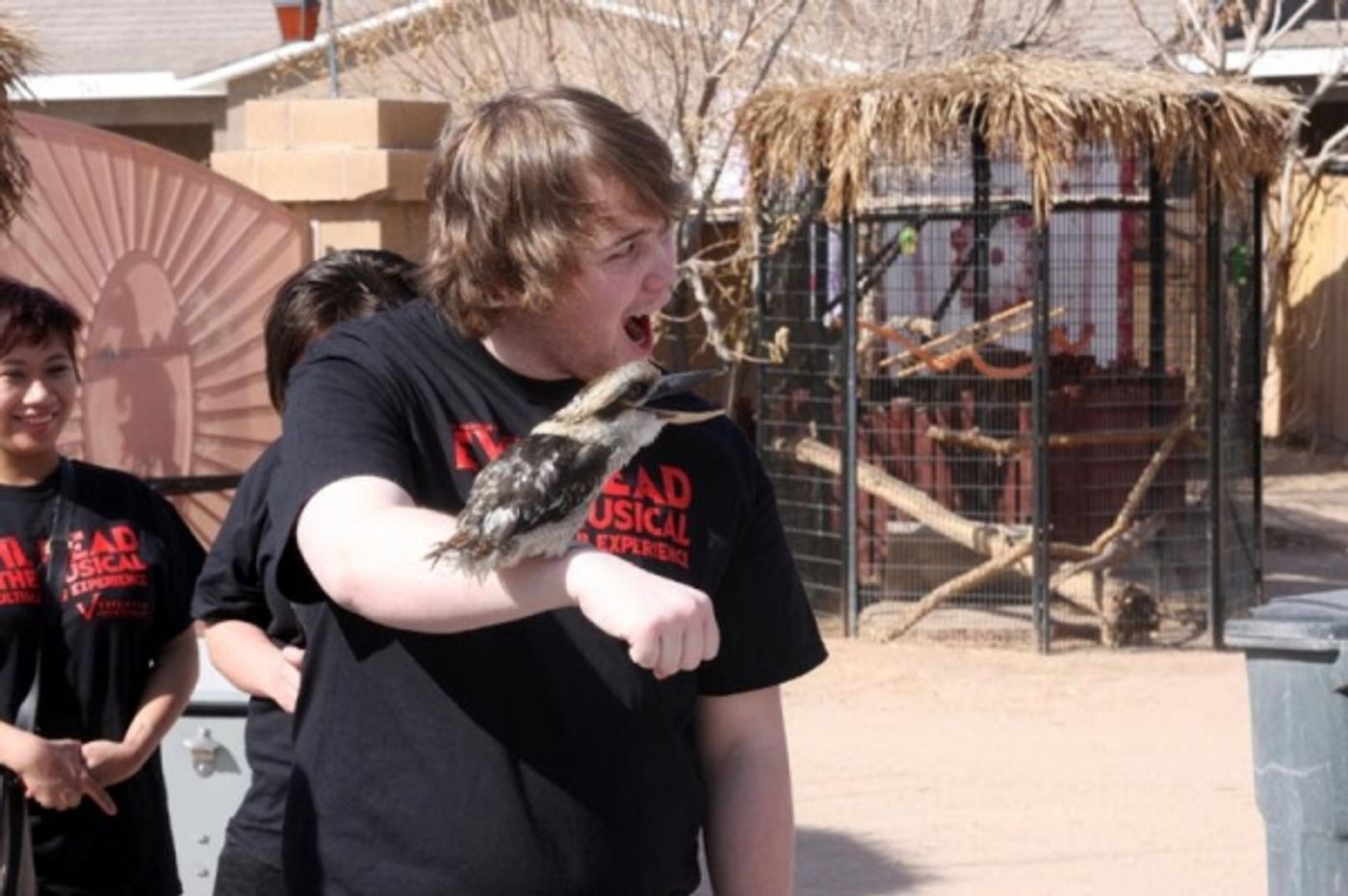 Photo Flash: Cast of EVIL DEAD THE MUSICAL Plays with Animals at Private Moapa Sanctuary Photo Flash: Cast of EVIL DEAD THE MUSICAL Plays with Animals at Private Moapa Sanctuary Image