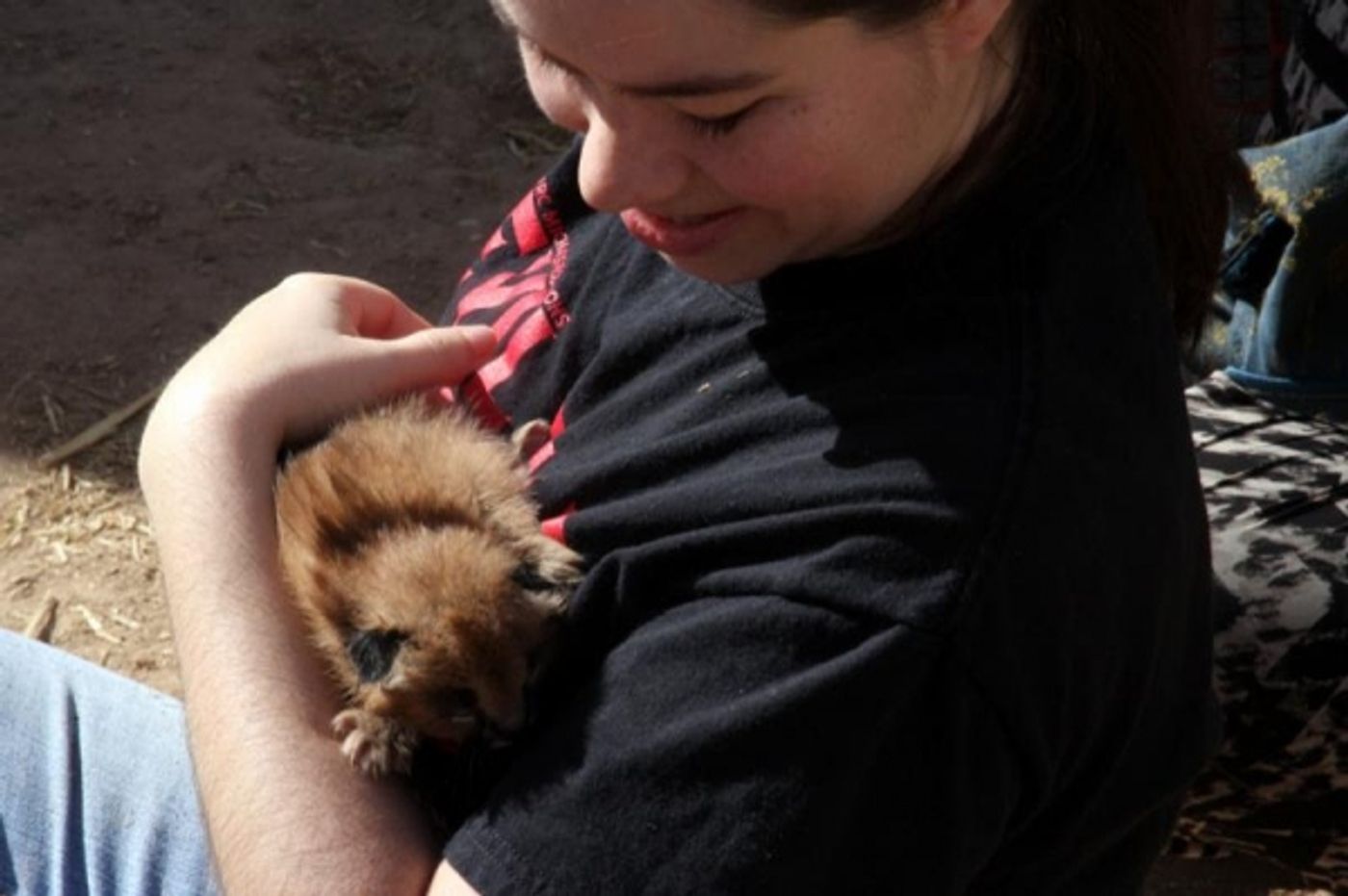 Photo Flash: Cast of EVIL DEAD THE MUSICAL Plays with Animals at Private Moapa Sanctuary Photo Flash: Cast of EVIL DEAD THE MUSICAL Plays with Animals at Private Moapa Sanctuary Image