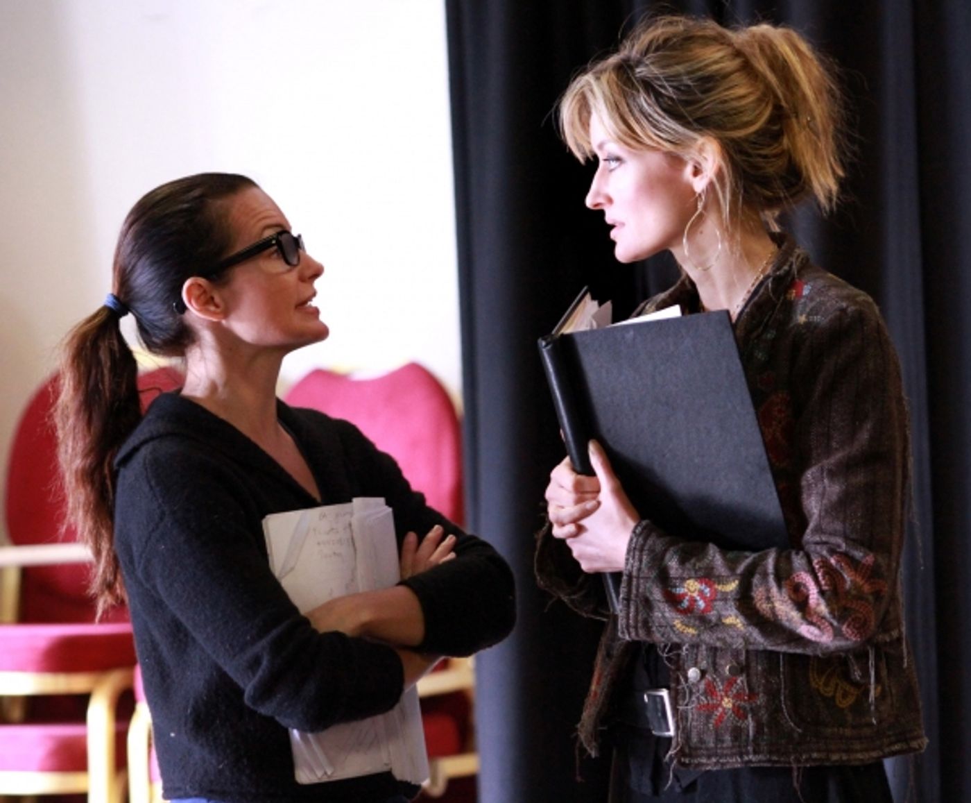 Photo Flash: In Rehearsal for FATAL ATTRACTION with Natascha McElhone, Kristin Davis & More!  Image