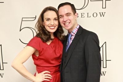Kara Lindsay and Musical Director Benjamin Rauhala Photo