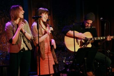 Susan Goodwillie, Thea Brooks and Joe Tippett Photo