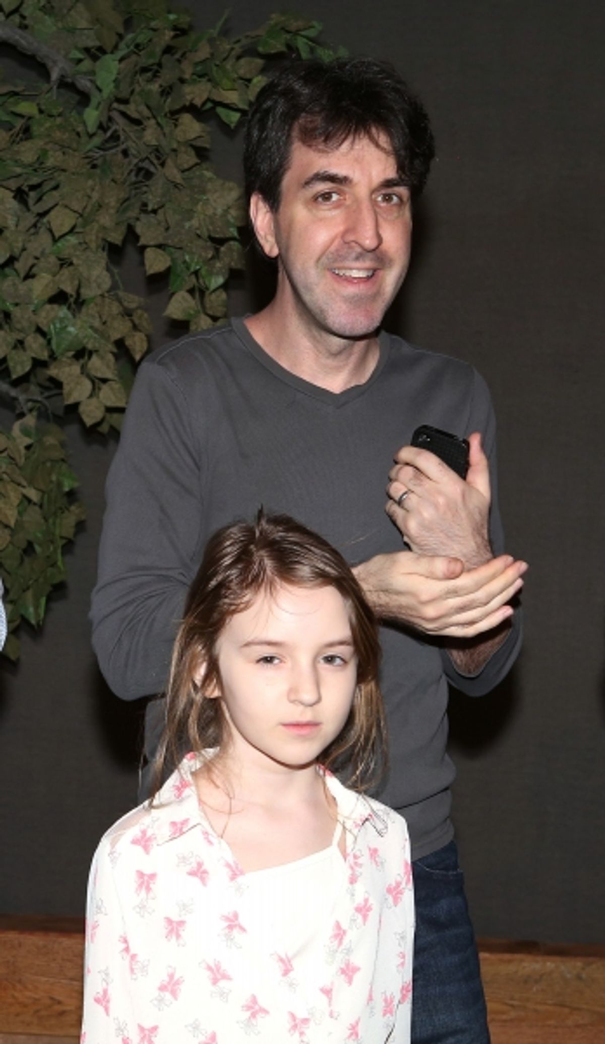 Jason Robert Brown and daughter at 