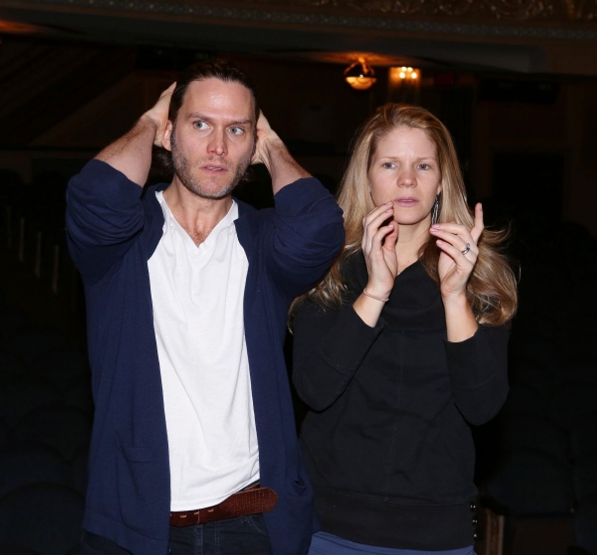 Steven Pasquale and Kelli O'Hara at 