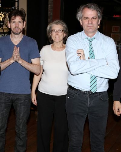 Tim Wright, Cass Morgan and Director Bartlett Sher Photo