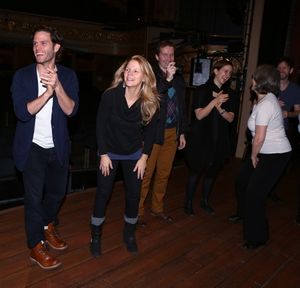 Steven Pasquale, Kelli O'Hara with Company Photo