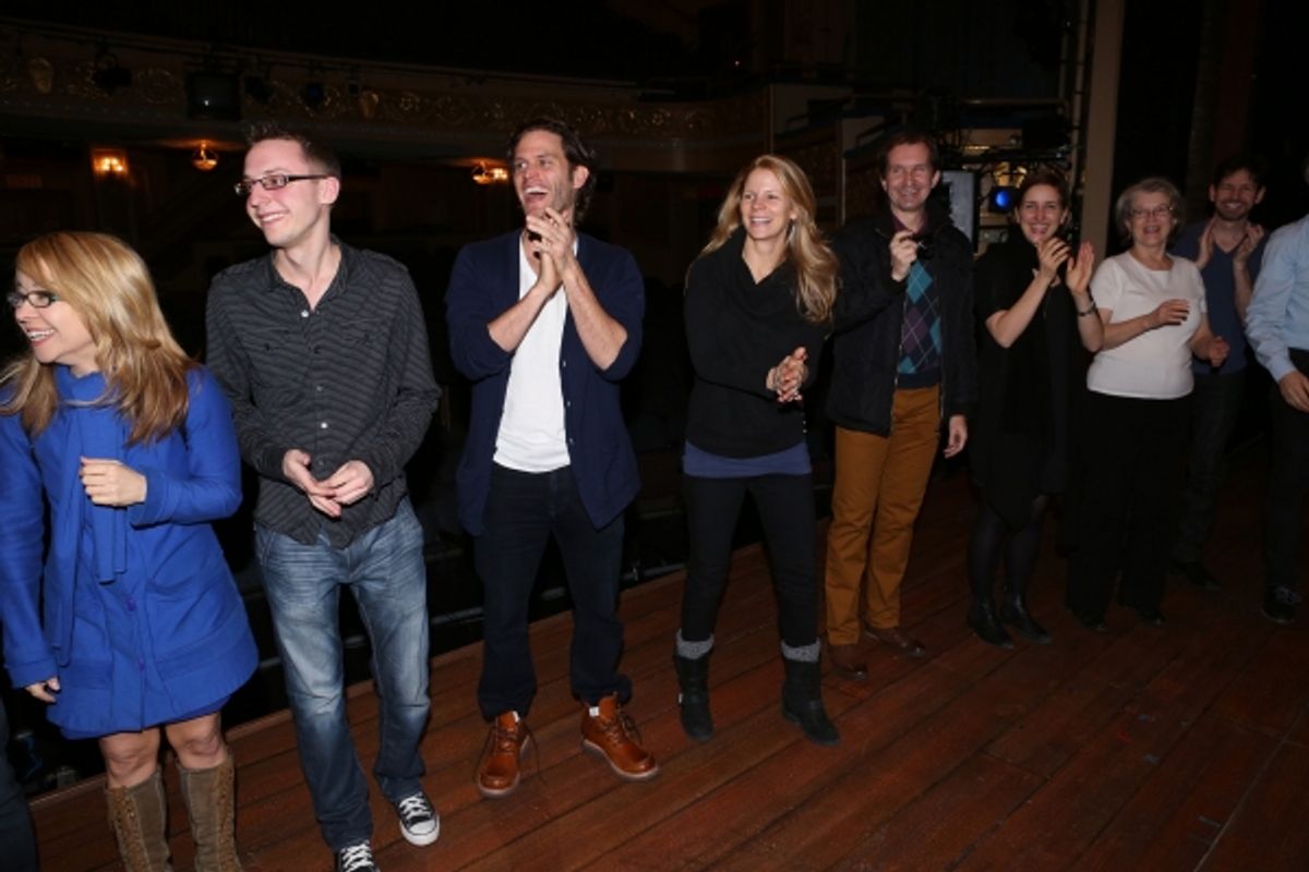 Steven Pasquale, Kelli O'Hara, Cass Morgan, Tim Wright and Company at 